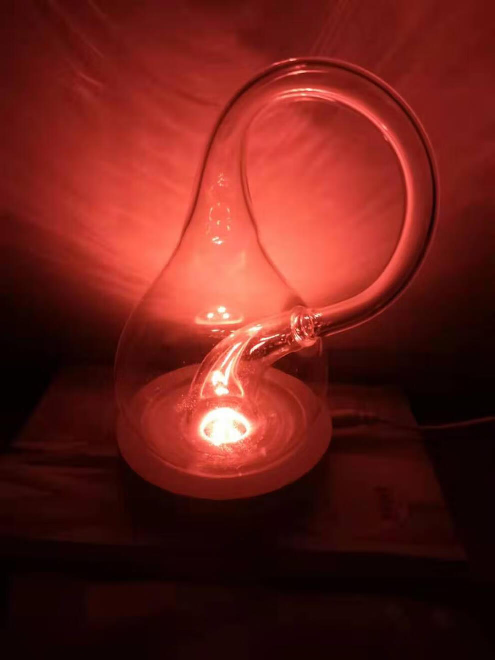 克莱因瓶四维空间数学3d礼品送人家透明玻璃摆件纯手工克瓶光瓶一只克