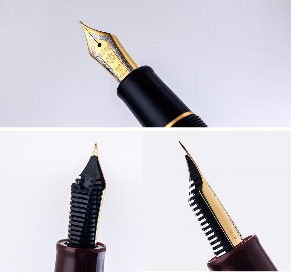 日本直邮sailor写乐3926平顶21k金尖钢笔大容量活塞轻奢时尚商务签字