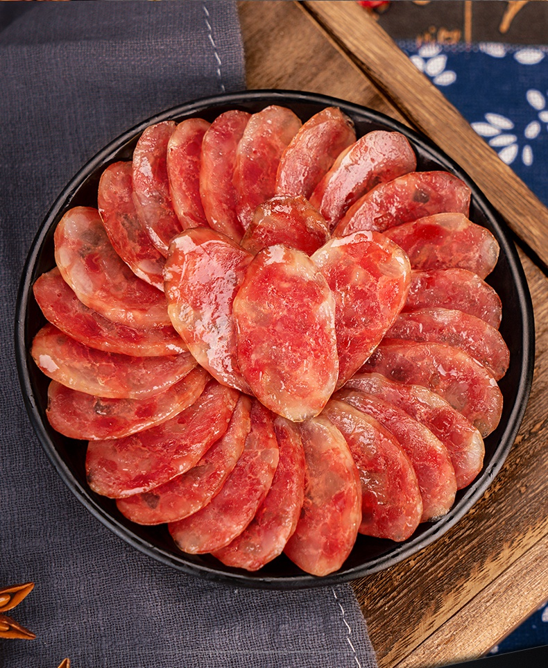 杨大爷川香腊肠 500g 杨大爷川香广味香肠四川特产广式广味腊肠带咸