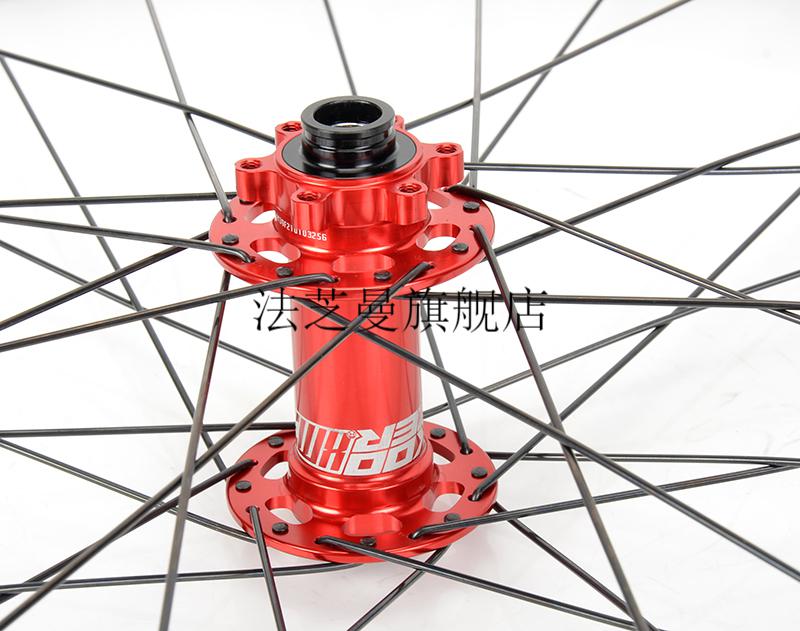 山地自行车后轮钢圈手工自编山地车轮组重型越野148太阳durockoozer