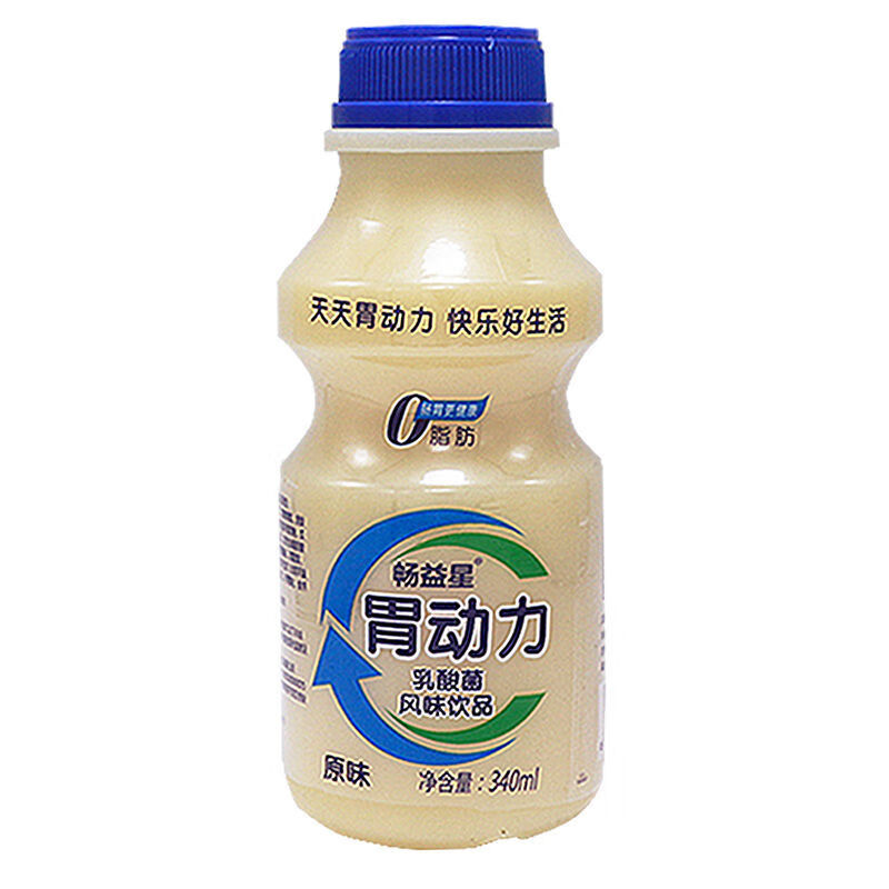 畅益星 胃动力乳酸菌340ml一箱酸奶益生菌学生早餐牛奶整箱 12瓶原味