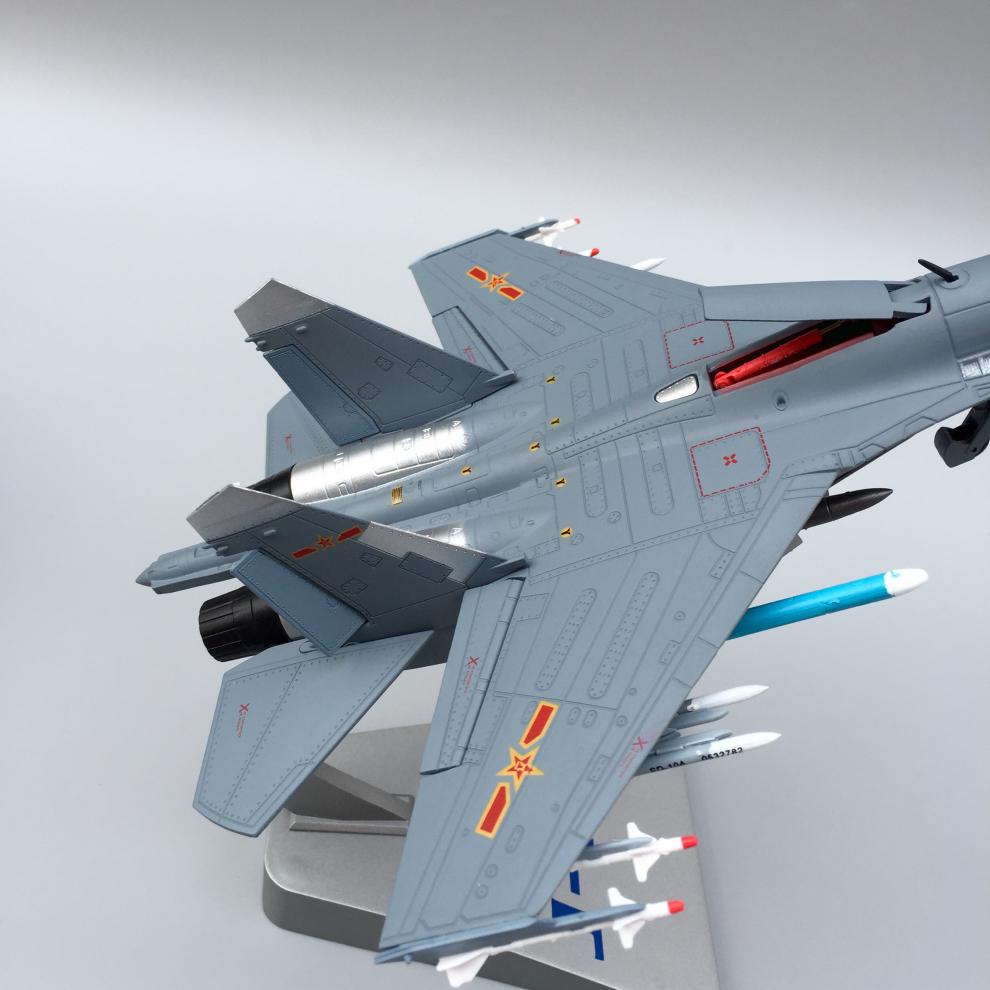 172歼11b飞机模型合金仿真j11b战斗机模型精品收藏摆件172精品版