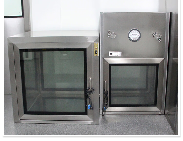 传递窗304不锈钢传递窗机械电子互锁传递柜消毒实验室无尘车间传递箱