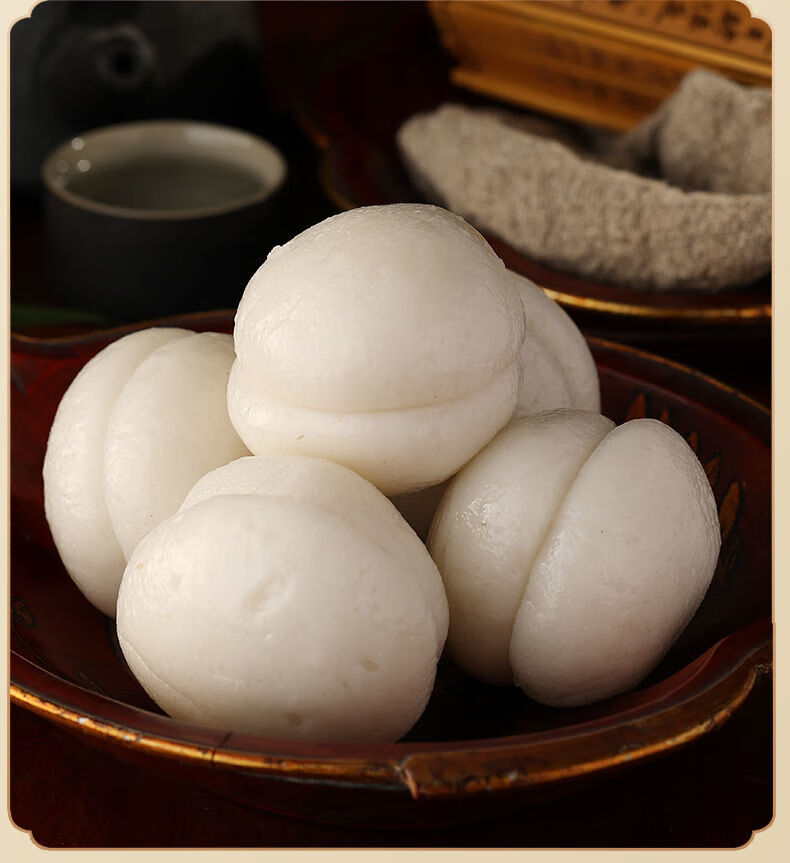 浙江象山米馒头 宁波特产象山西周米馒头发糕传统糕点酒酿米馒头开花