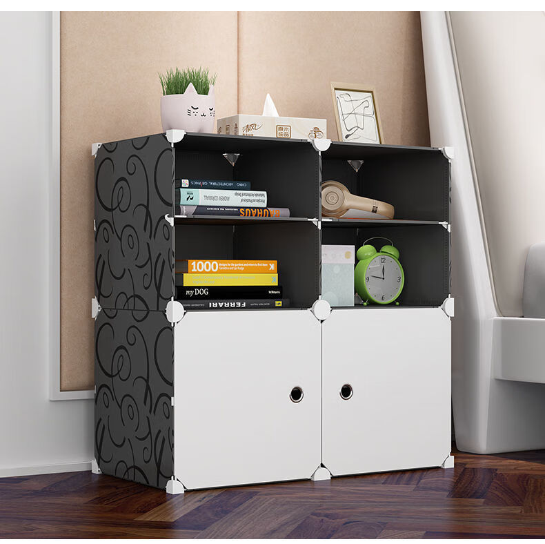 折叠床头柜床头柜小型简约储物多功能家用卧室出租屋收纳折叠置物柜子
