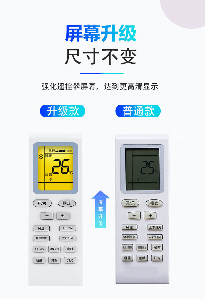 適配格力空調遙控器通用悅風涼之夏中央空調櫃機掛機 ybof2 yadof