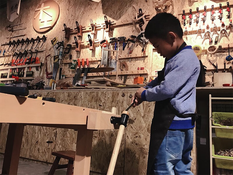 儿童木工工具套装手工diy幼儿园学校区角木工坊儿童亲子木艺木匠康聚