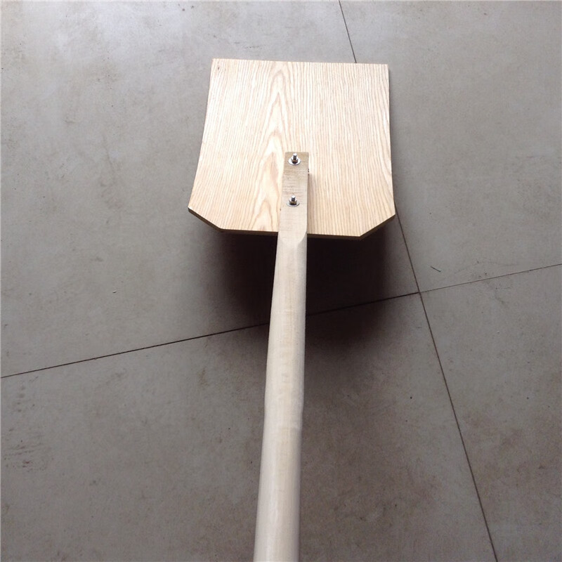 木锨晒粮食工具杨麦子木锨农业用具工具塑料木锨木制农用 组装2套红板