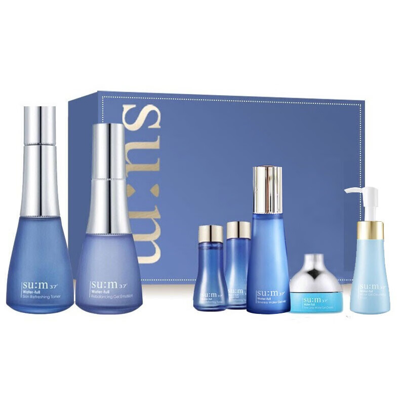 sum37呼吸37套装苏秘套盒水分水乳霜魔法精华女士护肤品礼盒孕妇时光