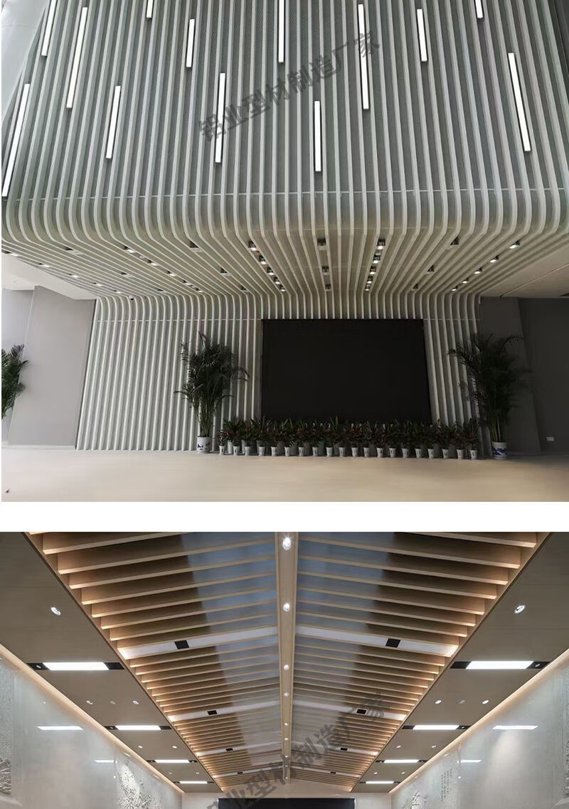 铝方管现货木纹铝方管隔断弧形铝方通吊顶铝合金方管四面空心管 下单