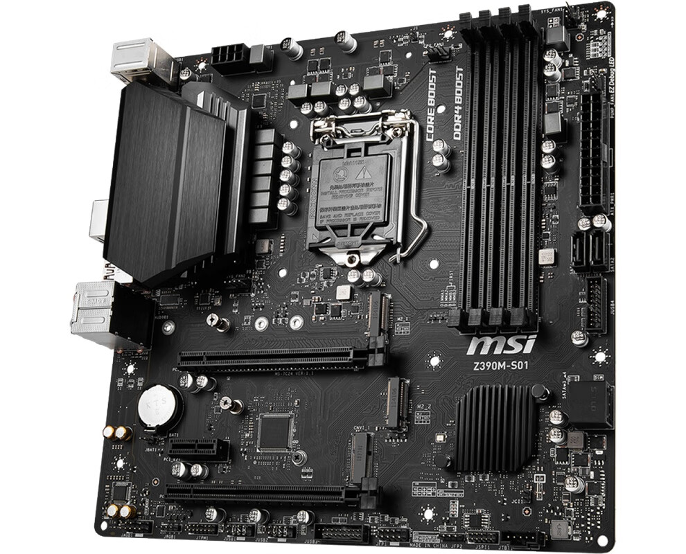 intel i5-9400 /f 9600kf 微星b365 z390 cpu主板套装 微星 z390m-s01