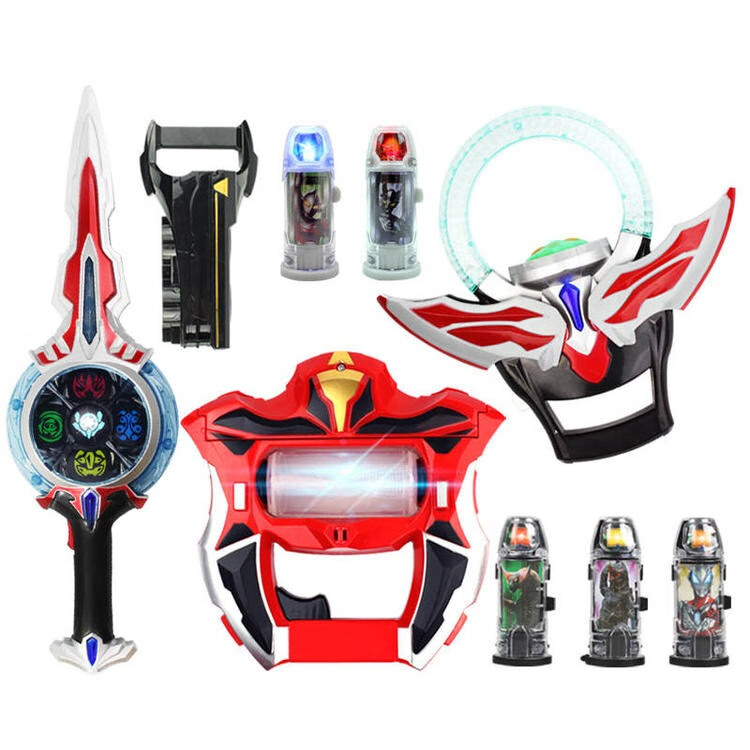 升华器迪迦变声器欧布圆环圣剑礼盒装升华器双人偶眼镜6发光胶囊腰带