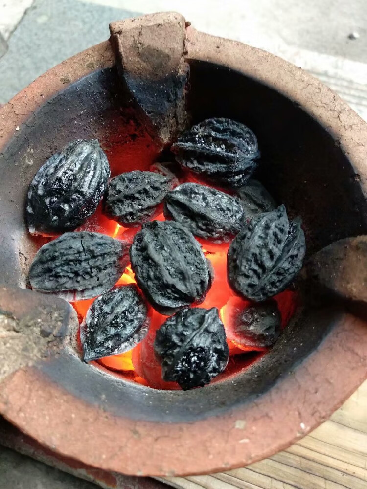 霆友 橄榄炭乌榄炭龙眼炭果木炭实木炭烟碳煮茶炭炭炉煮茶炭 1斤龙眼