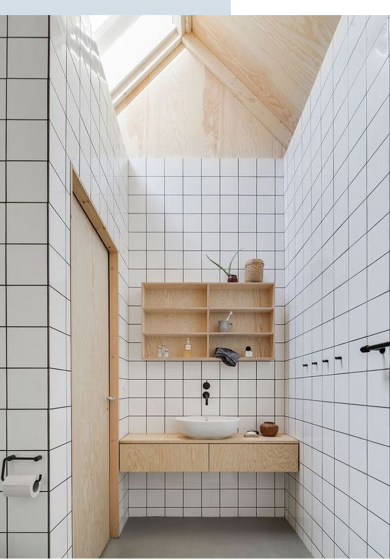 简约白瓷砖厨房阳台墙砖小白砖小格子瓷砖白网红砖11aw1 10片平面哑光