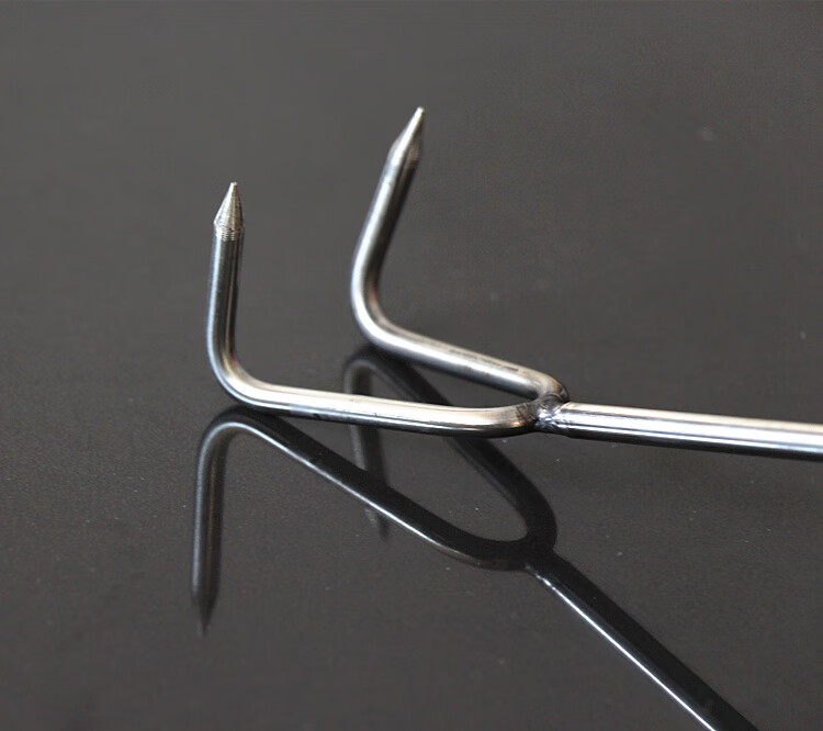 肉钩猪肉挂钩肉勾子不锈钢商用羊肉牛肉钩子家用屠夫加粗挂肉专用21cm