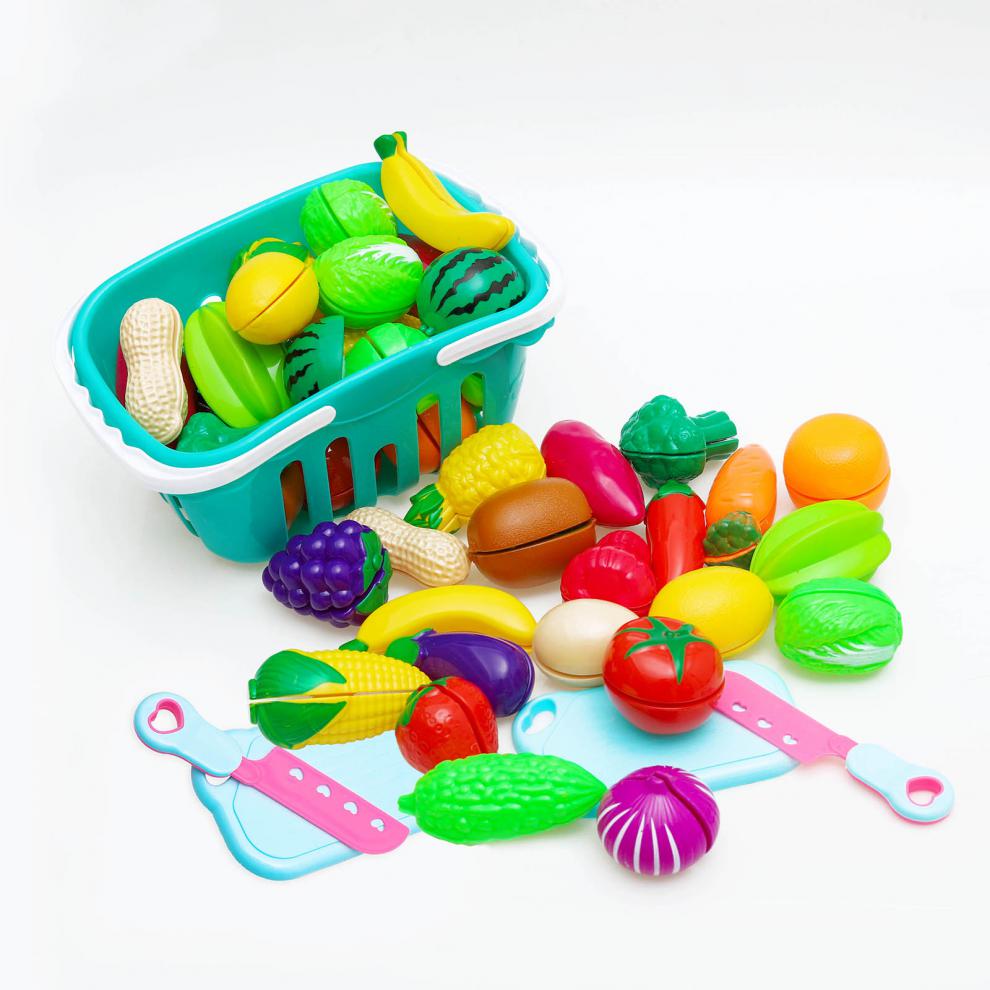 蔬菜玩具自选套装儿童仿真切水果玩具切切乐水果蔬菜男孩女孩过家家切