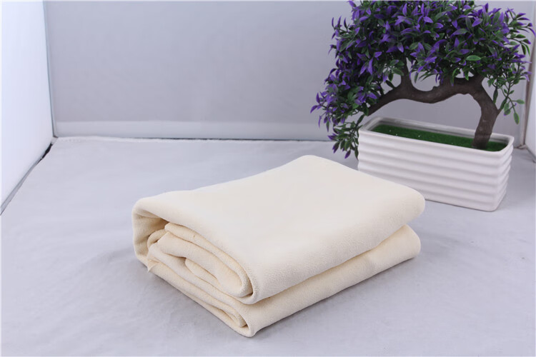 鹿皮巾真皮擦车巾不留痕吸水麂皮巾鸡皮布加厚鹿皮抹布洗车巾麂皮 75*