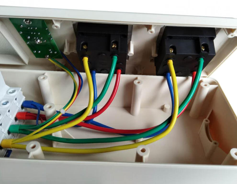 定制三相四线制380v插排插座工业3相电接拖线板25a带空气开关过载保护