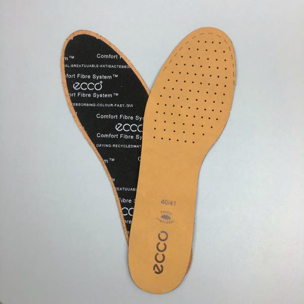 适配ecco爱步夏款薄鞋垫男女通用舒适头层牛皮透气真皮防臭抑制细菌垫