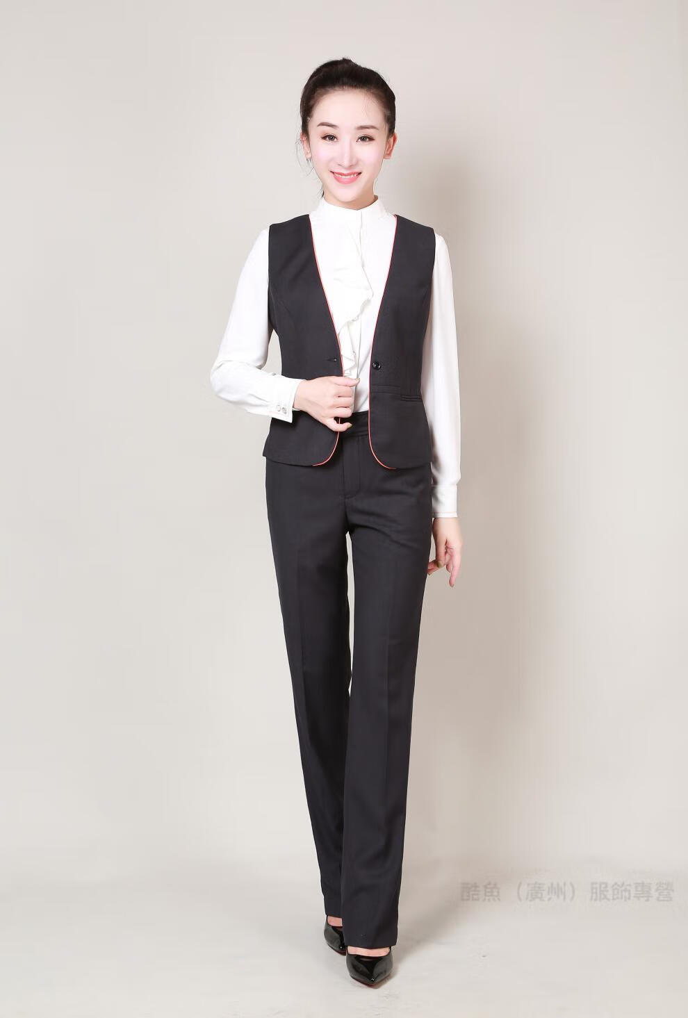 范西奢平安银行行服2022新款平安马甲工作服银行制服职业装修身行服