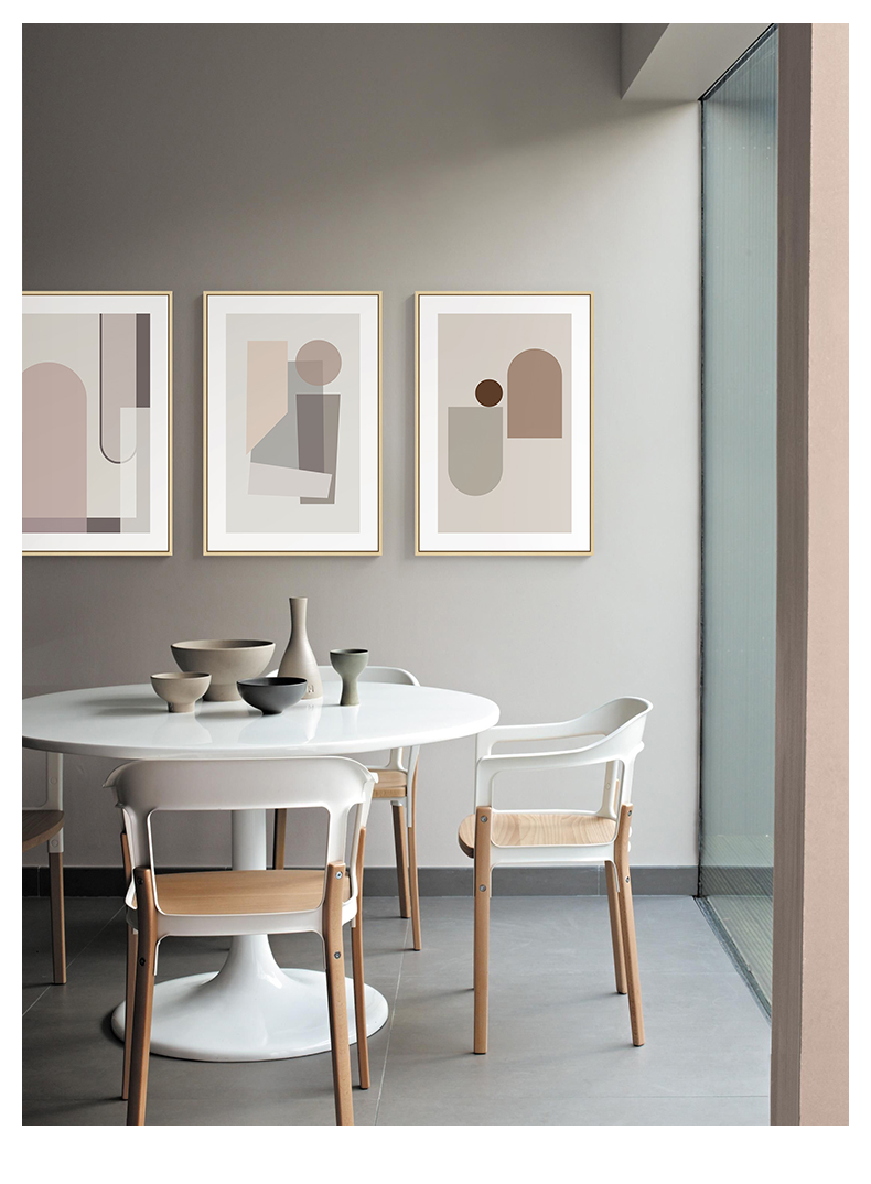 英族莫兰迪风格北欧壁画玄关走廊艺术小众客厅装饰画餐厅粉色温馨挂画