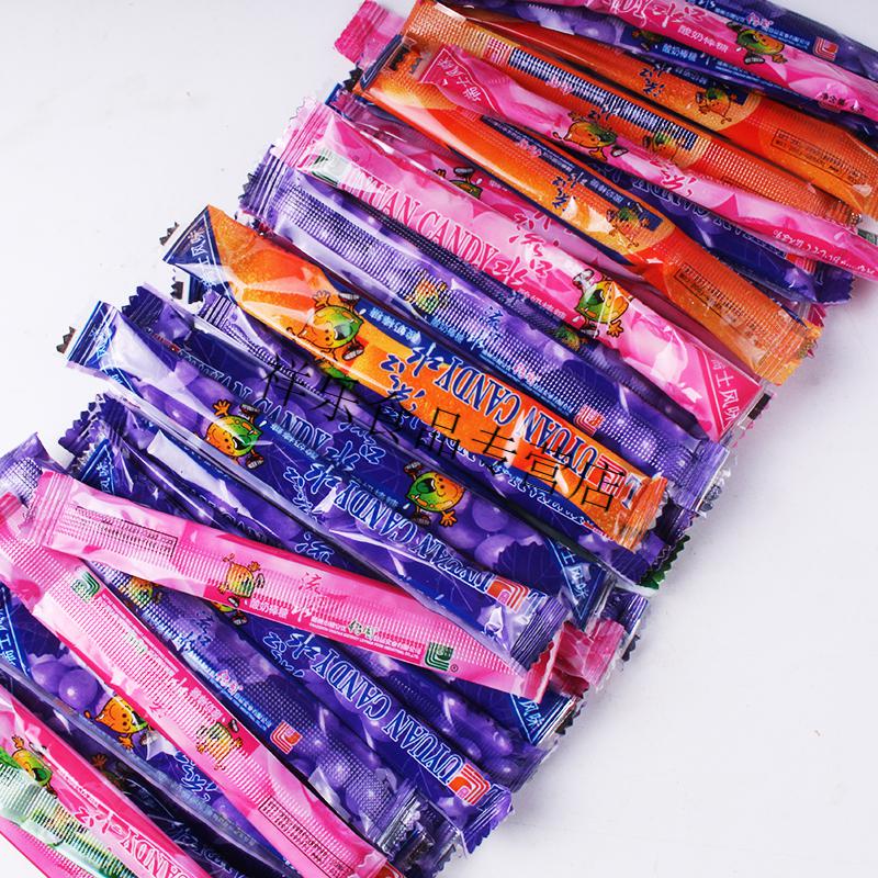 流口水酸奶糖口水糖380g整盒约100根8090后零食怀旧儿时的味道混装