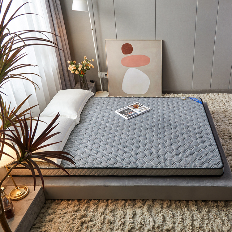 针织乳胶记忆棉床垫高回弹透气防滑垫可折叠宿舍易收纳榻榻米软垫