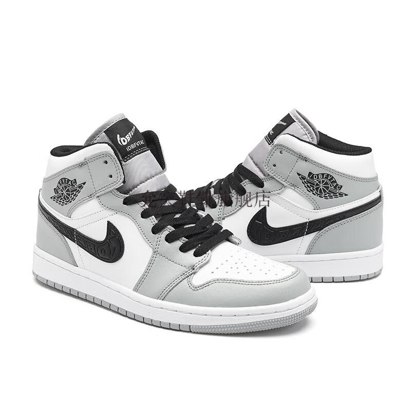 开学季名品联名aj女鞋夏季高帮非洲风情空军一号板鞋low女鞋 aj高帮