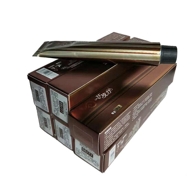 正品浩鑫染膏理发店发廊专用单支色膏 66/57澳洲沙滩巧克力色 100ml
