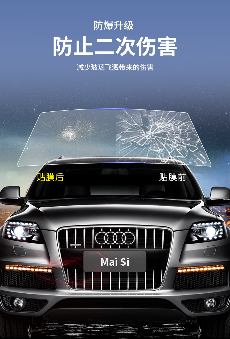 model3 x s y汽车贴膜全车膜车窗隔热膜太阳膜防爆膜 全车套餐【碳晶