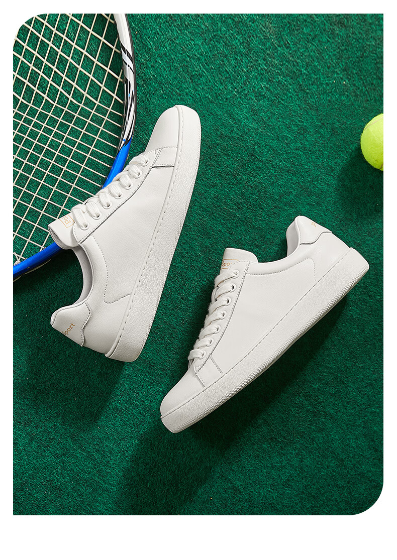商场同款polosport板鞋男鞋2022春季新款百搭男士休闲小白鞋子男白色