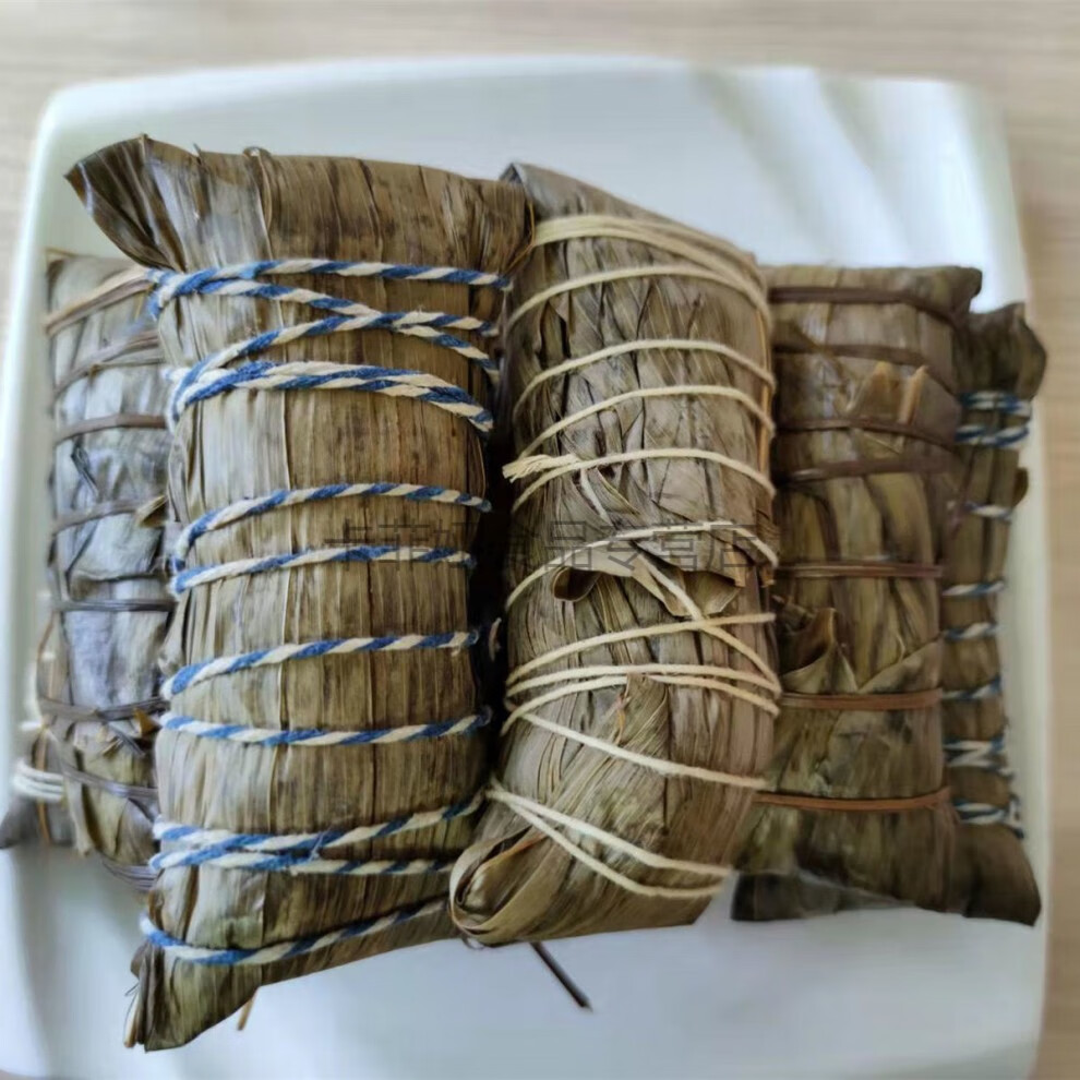 广东茂名大粽子端午五花肉粽子免煮即食早餐鲜肉粽化州特产小吃瘦肉粽