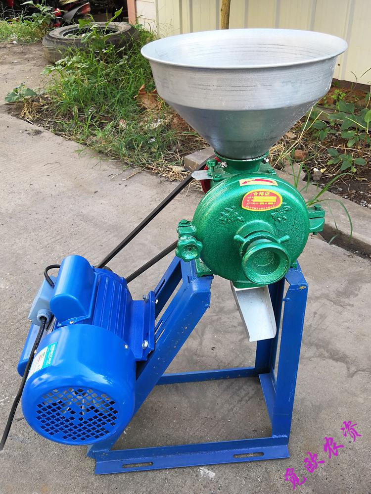 玉米粉碎机家用小型磨粉机干湿两用两相电多功能大米电动杂粮花椒