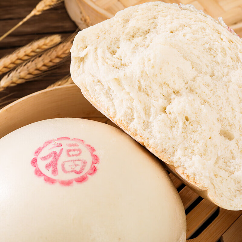 地方特产 东北 百乐顺(bahlsen) 铁锅大馒头崂山特产山东北方农家手工