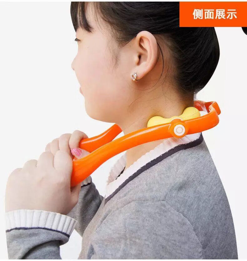 颈椎手动揉捏按摩肩颈按摩器颈椎按摩棒颈部家用手动棒脖子夹脖子颈部