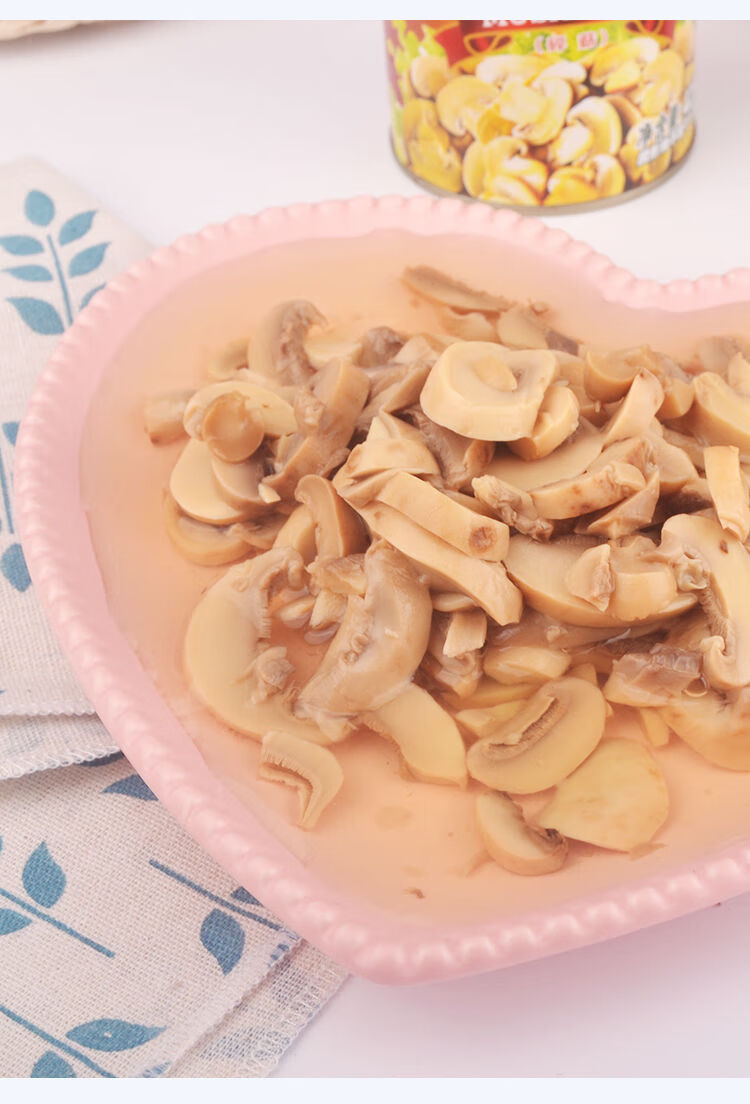 5折立兴蘑菇罐头整粒营养西餐披萨沙拉蘑菇汤火锅底料立兴蘑菇罐头425