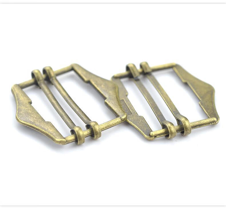 西装纽扣金属日字扣马甲腰带松紧调节扣四挡目字扣衣服装饰扣配件古铜