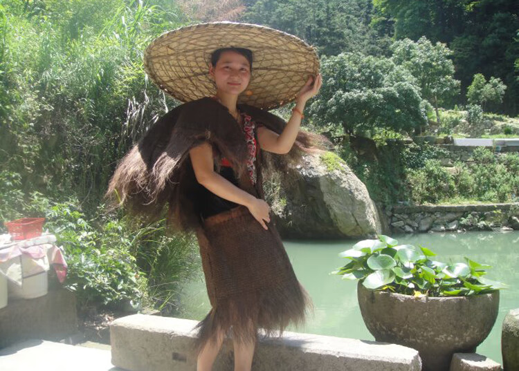 蓑衣斗笠帽防雨农家乐装饰品挂件蓑笠斗篷古风梭衣披肩可穿草鞋男