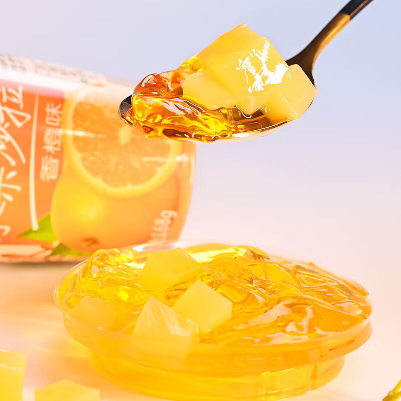 大果冻大杯果肉什锦果冻布丁水果沙拉168g草莓味儿童椰果果冻什锦果冻