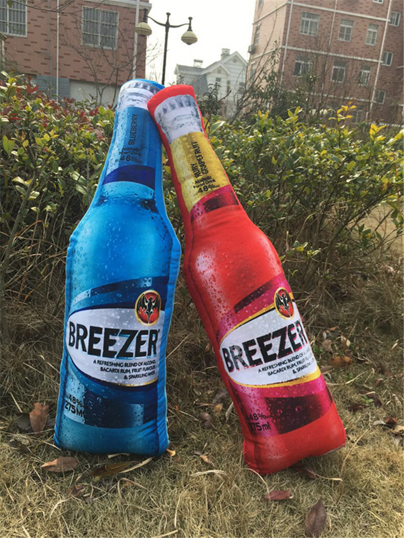 仿真薯条汉堡可乐食物零食抱枕靠垫靠枕新家礼物百加得红色请看详情