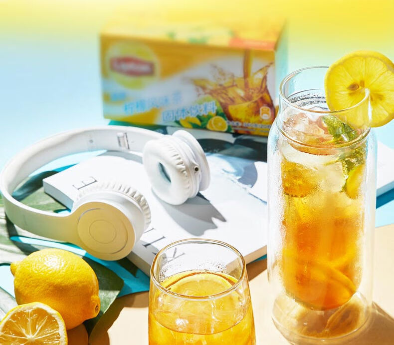 立顿柠檬茶 180g*3盒 固体饮料果珍粉红茶冲饮粉 冷泡茶果汁饮料.