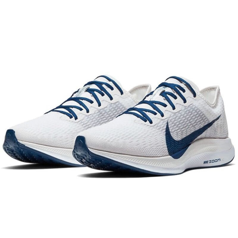 耐克(nike)登月36代zoompegasusturbo2飞马轻便 白蓝灰 情侣款 36