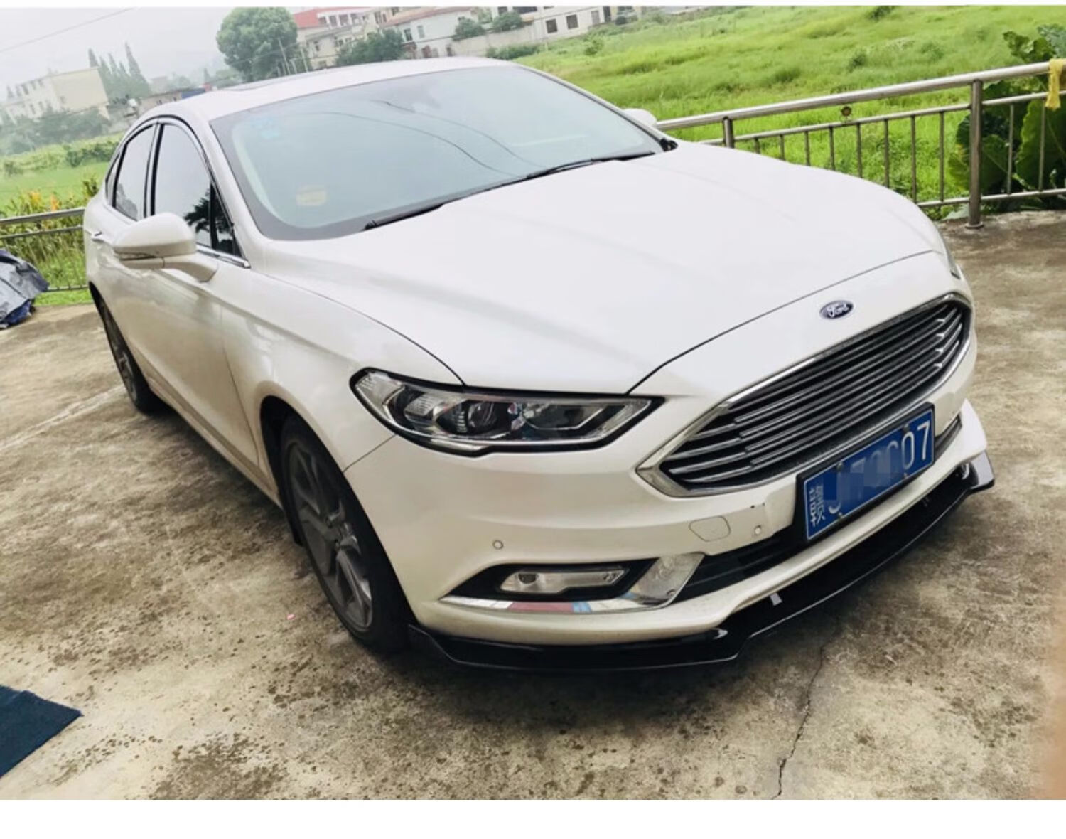 适用于1319款福特新蒙迪欧前铲改装前唇小包围三段式防撞前铲1316款前