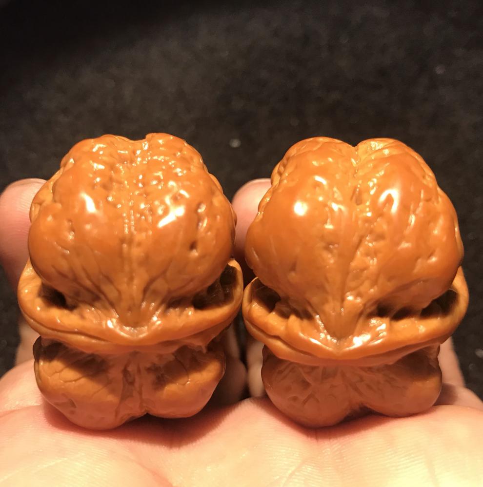 檀福匠野生开背金蟾疙瘩包蛤蟆头狮子头满阴皮文玩核桃把玩矮桩