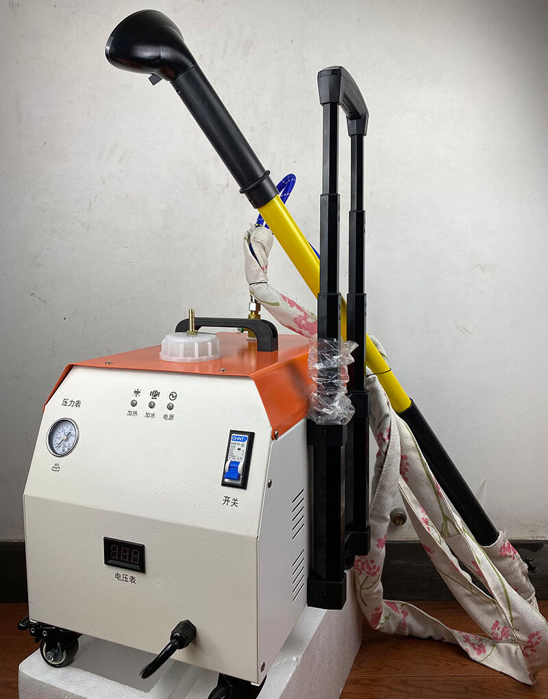 全自动熨窗帘熨蒸汽斗拉杆式自带水箱节能锅炉 3500瓦蒸汽挂烫机 白色