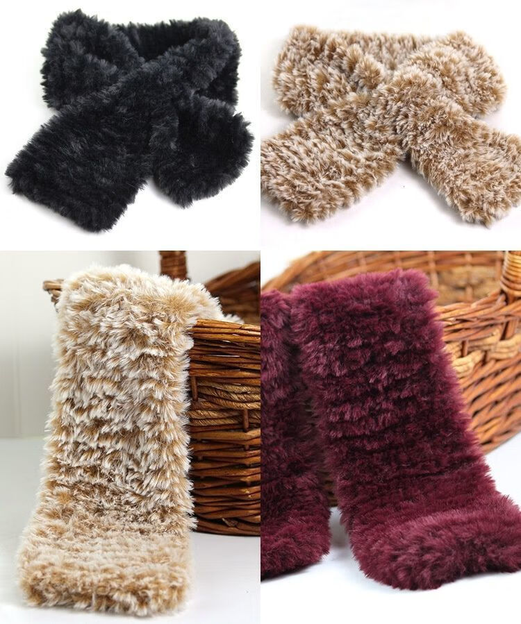 新品仿皮草水貂绒线粗线高端仿毛线绒线保暖手编围巾线织毛衣棒针多团