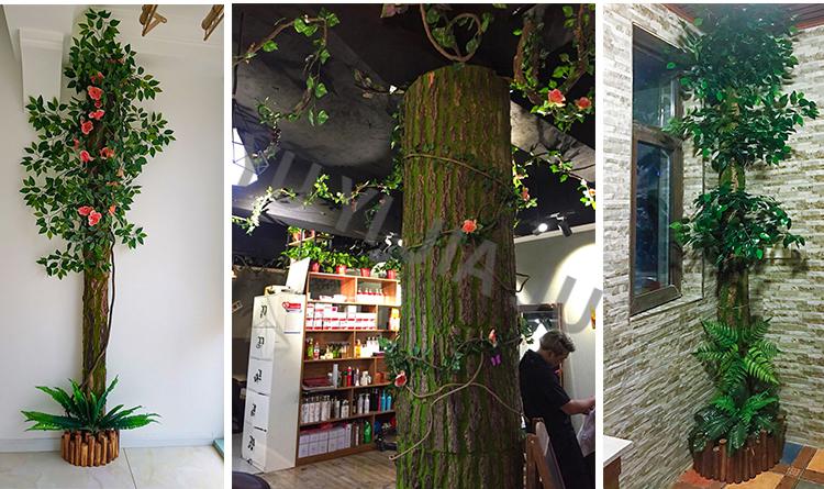 下水管道装饰仿真假树皮包下水管道装饰遮挡室内消防管柱子阳台美化