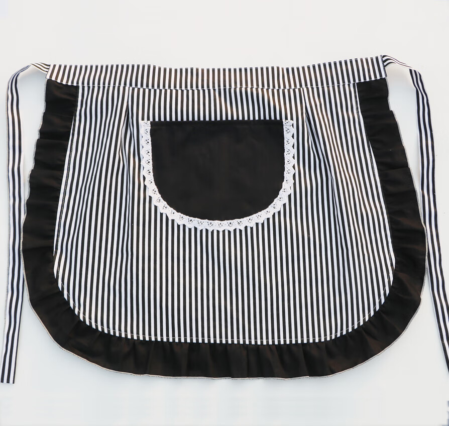 小15米(m15i)生态米家通用围裙厨房防水防油女士蓝花围裙半身围裙