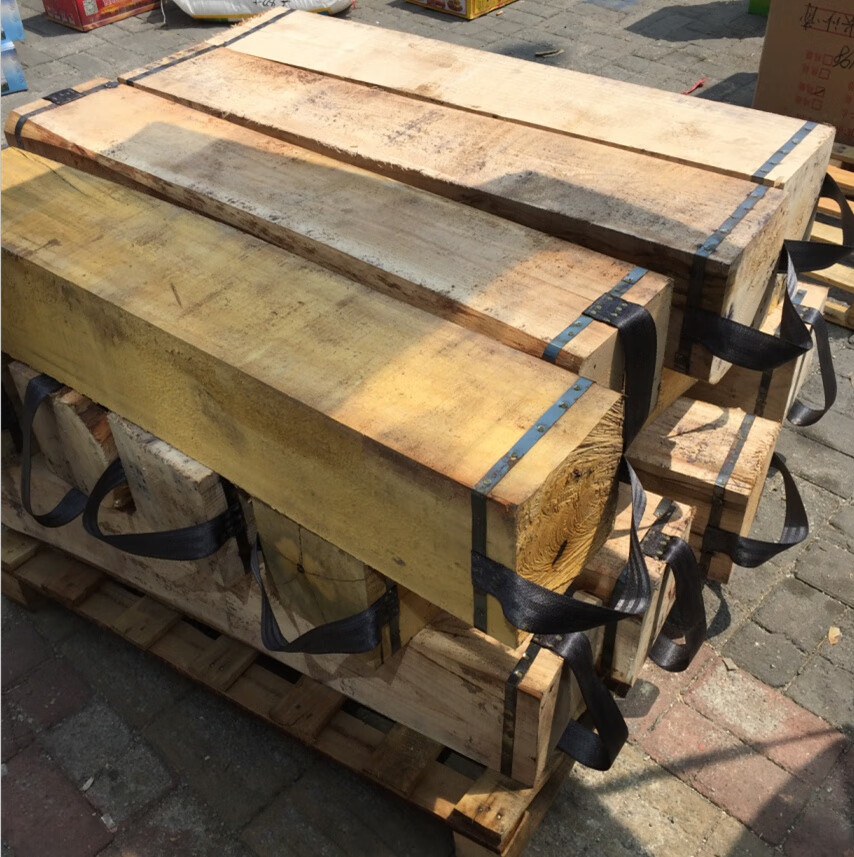 吊车泵车支腿垫板起重机随车实木 方块垫脚25 35吨枕木垫木硬杂木 10*