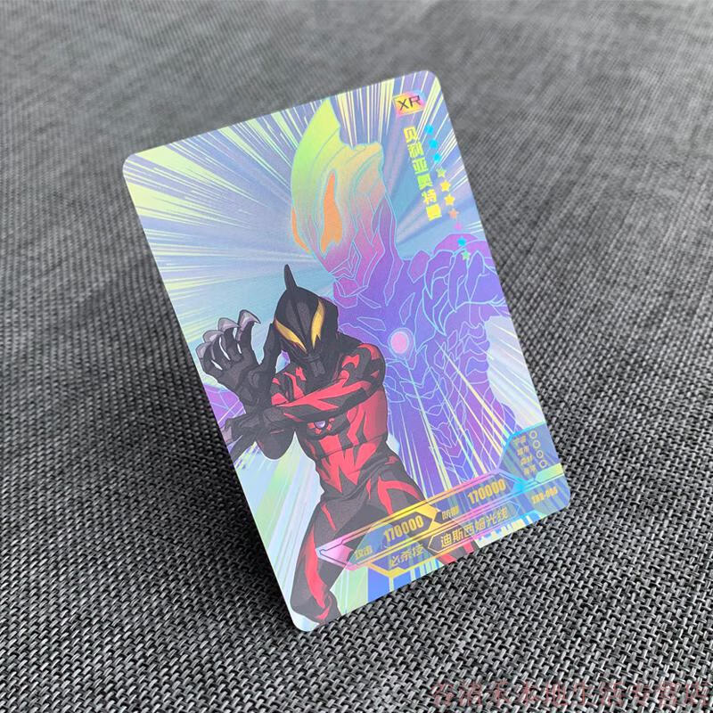 新款卡游三周年奥特曼卡片xr卡单卖赛罗闪耀型黑钻版五qlqey卡砖1个